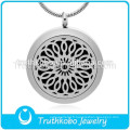 Aromatherapy Bijoux Collier rond pendentif diffuseur cadeau brillant pour bijoux pendentif huile essentielle